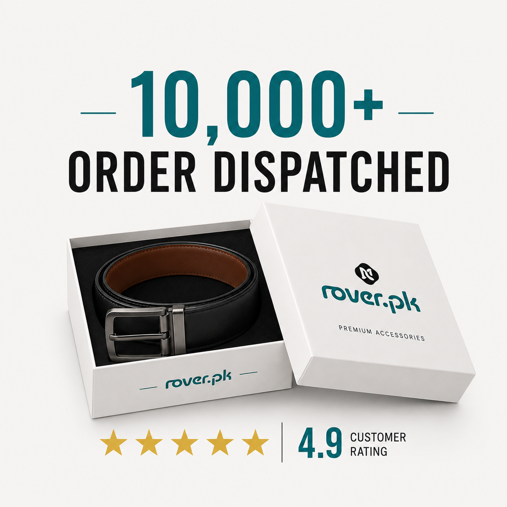 2 In 1 Reversible Leather Belt
